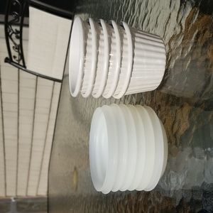 Vtg. Tupperware #1922 custard cups